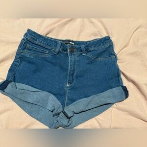 Denim shorts